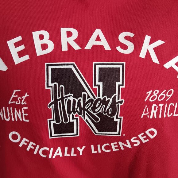 Men's XL Nebraska Huskers T-Shirt Big Red Officially Licensed AS Sports - Picture 3 of 5